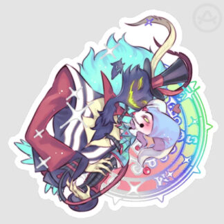 PREORDER -[HELLUVA BOSS] Fizzmodeus - Foil sticker